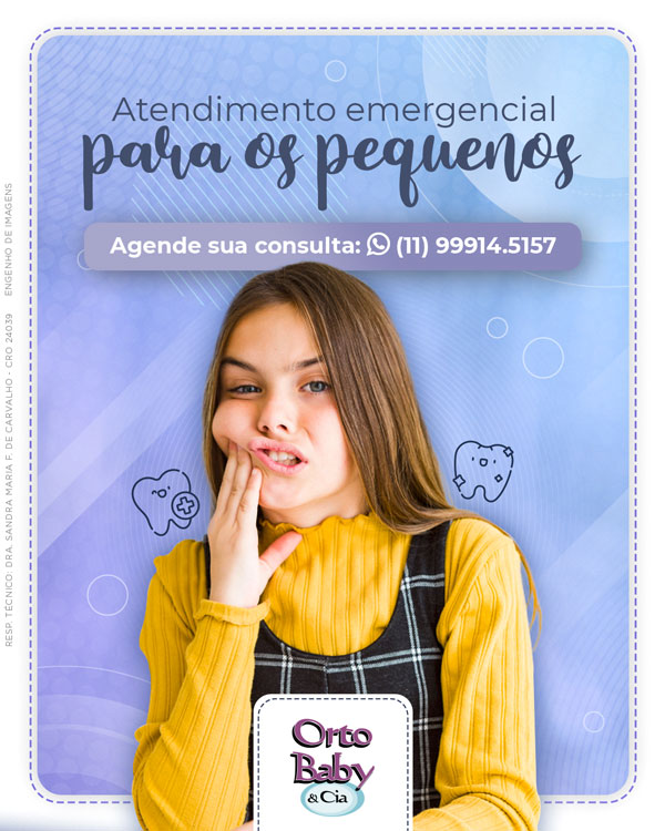 Atendimento emergencial para os pequenos é na Orto Baby