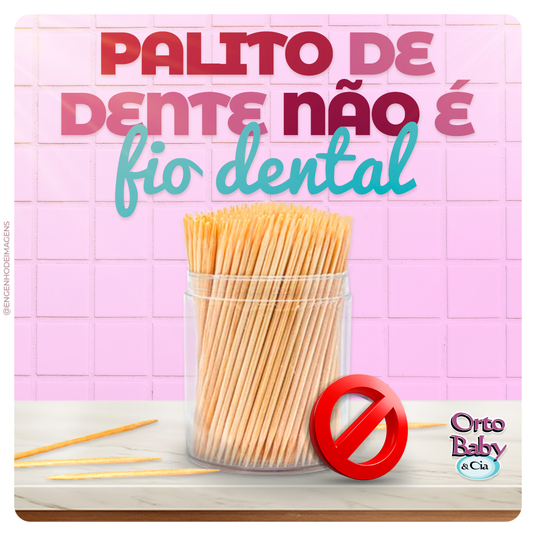 O palito de dente pode ser substituído por fio dental? 