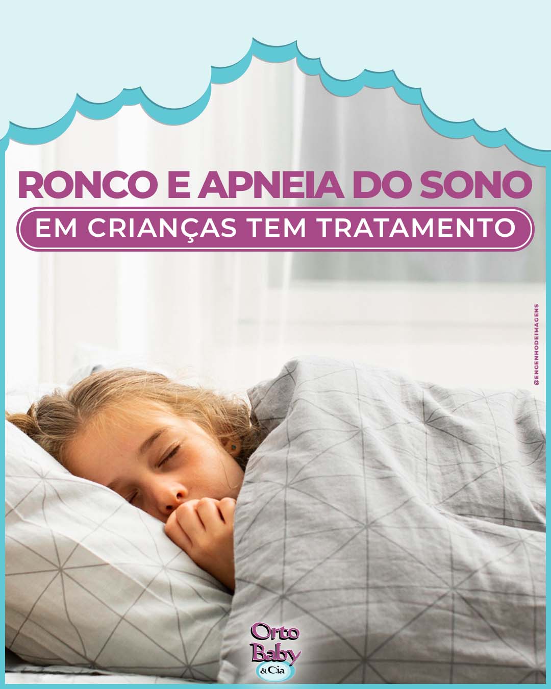 Ronco e apneia do sono em criança tem tratamento!