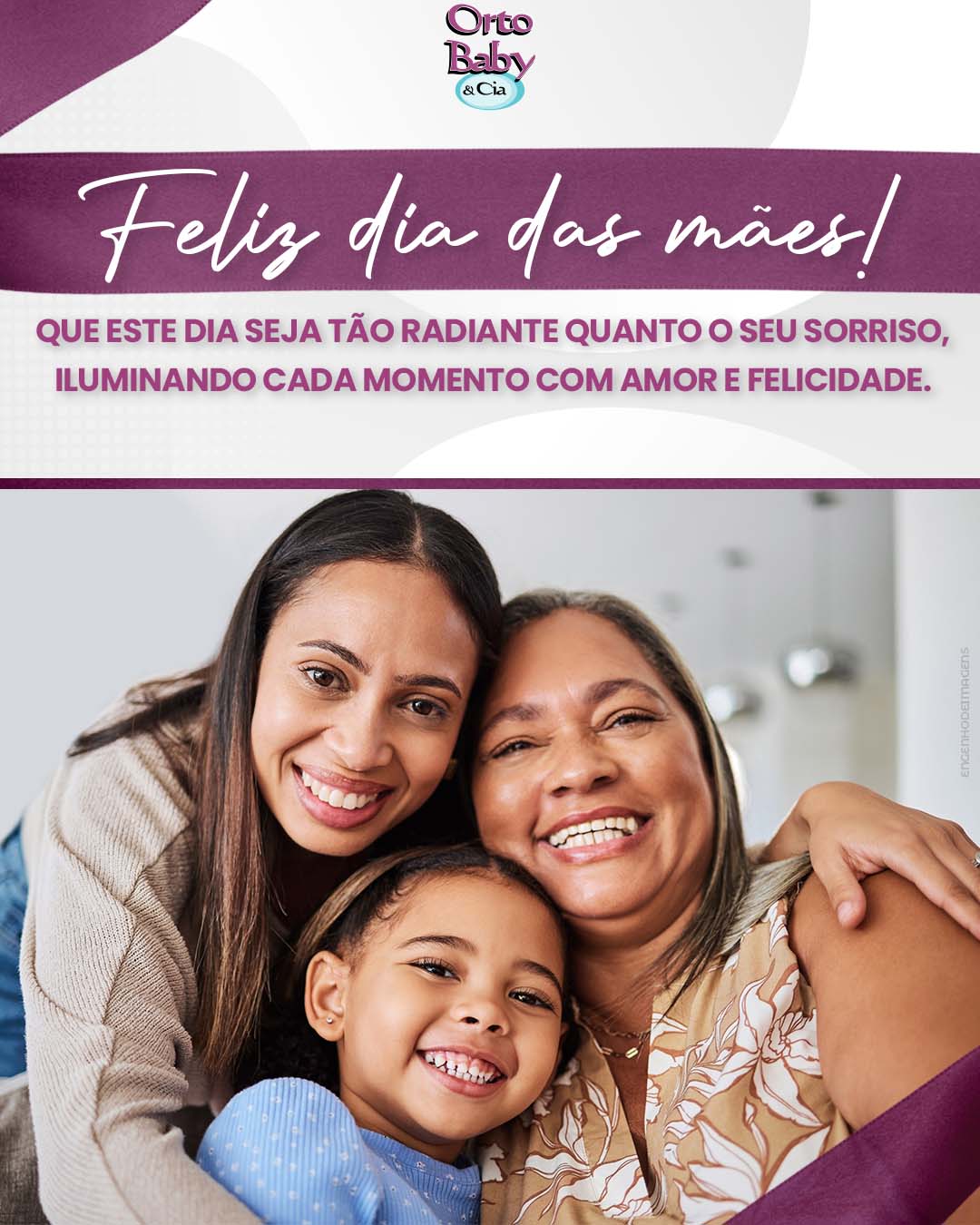 Feliz dia das mães.