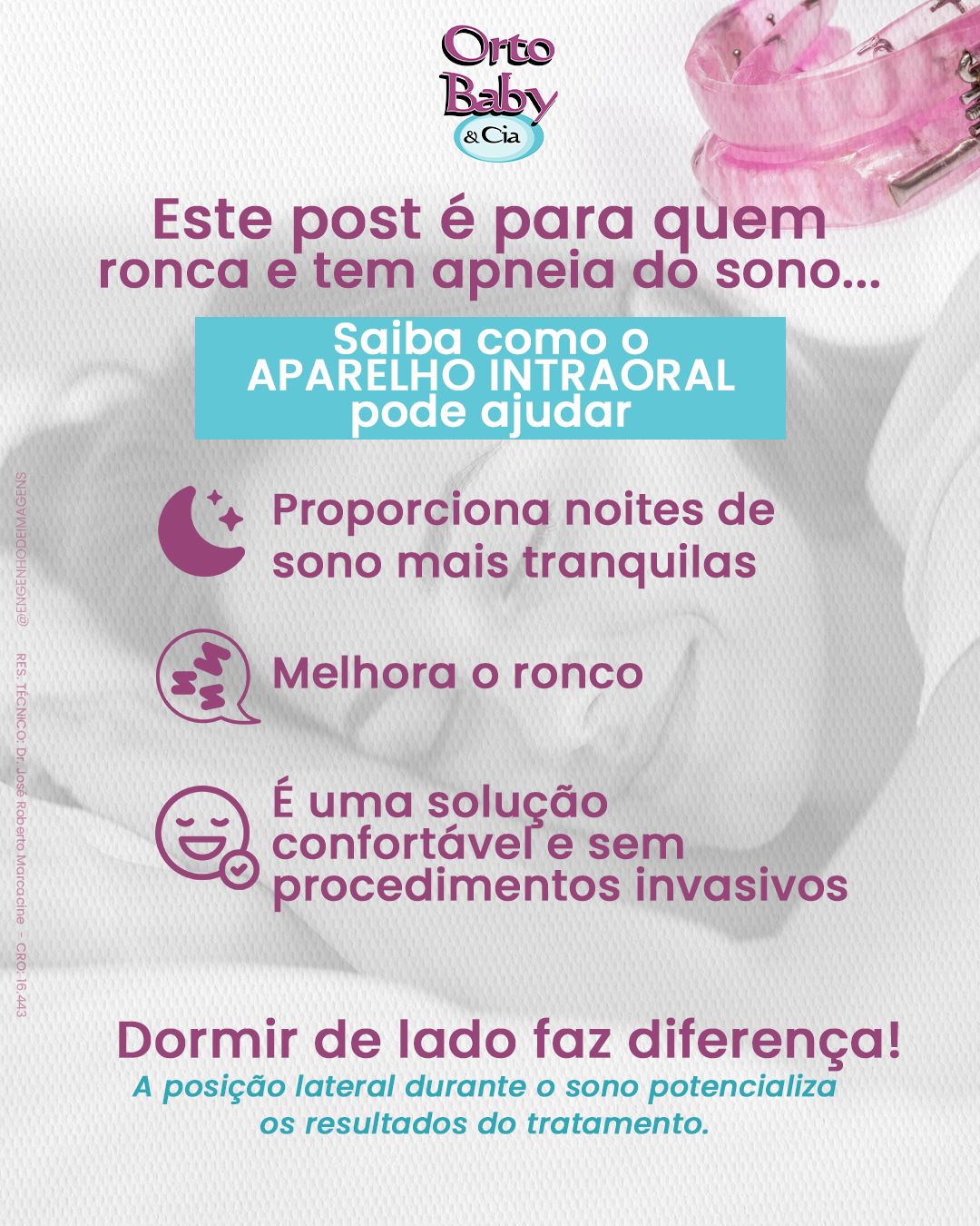 Você ou alguém da sua família sofre com ronco e apneia do sono?