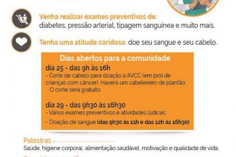 Amanhã estaremos lá Participe Doando Sangue!